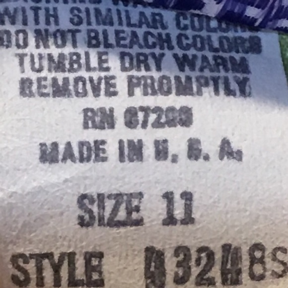 NWT Vintage Rainbow High Waist Shorts Fits Small Preppycore Madras - Picture 6 of 6